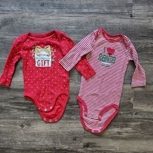 Christmas 6 To 9 Month Bodysuit Bundle
